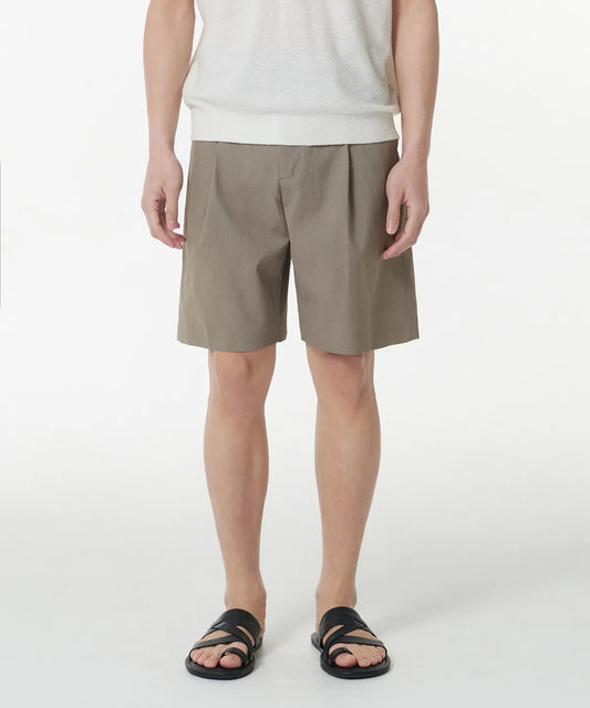 Cool Touch Hidden Banding Half Slacks [Grayish Beige]