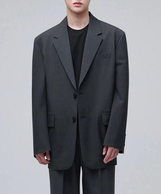 Big Daddy Oversized Blazer [Gray]