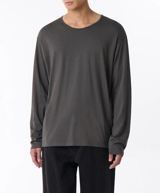 Relaxed CR Scoop Neck Long-Sleeved T-shirt